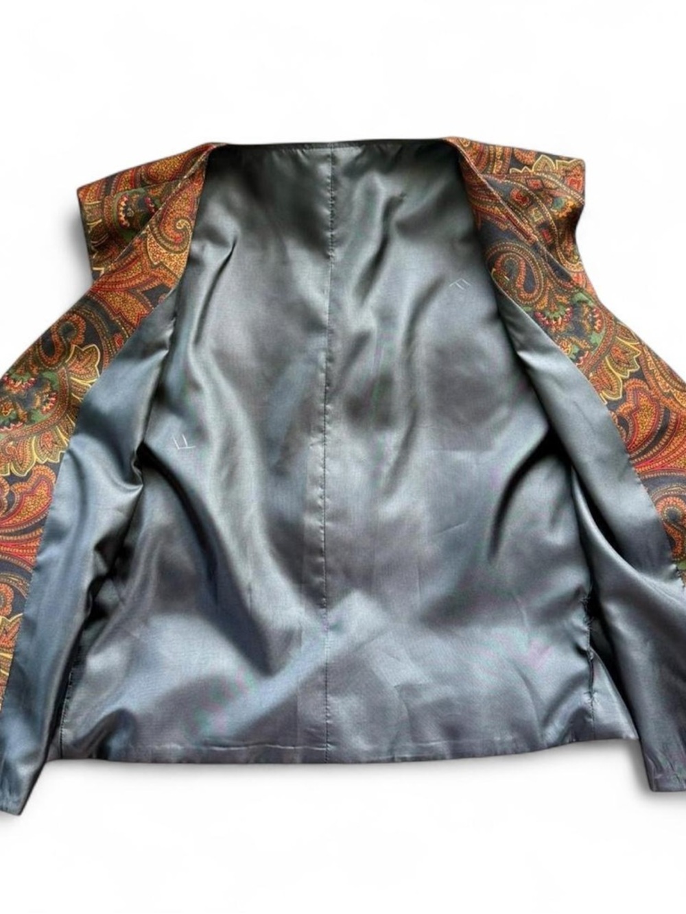 Vintage Women's Paisley Print Vest Size Small - Picture 3 of 4